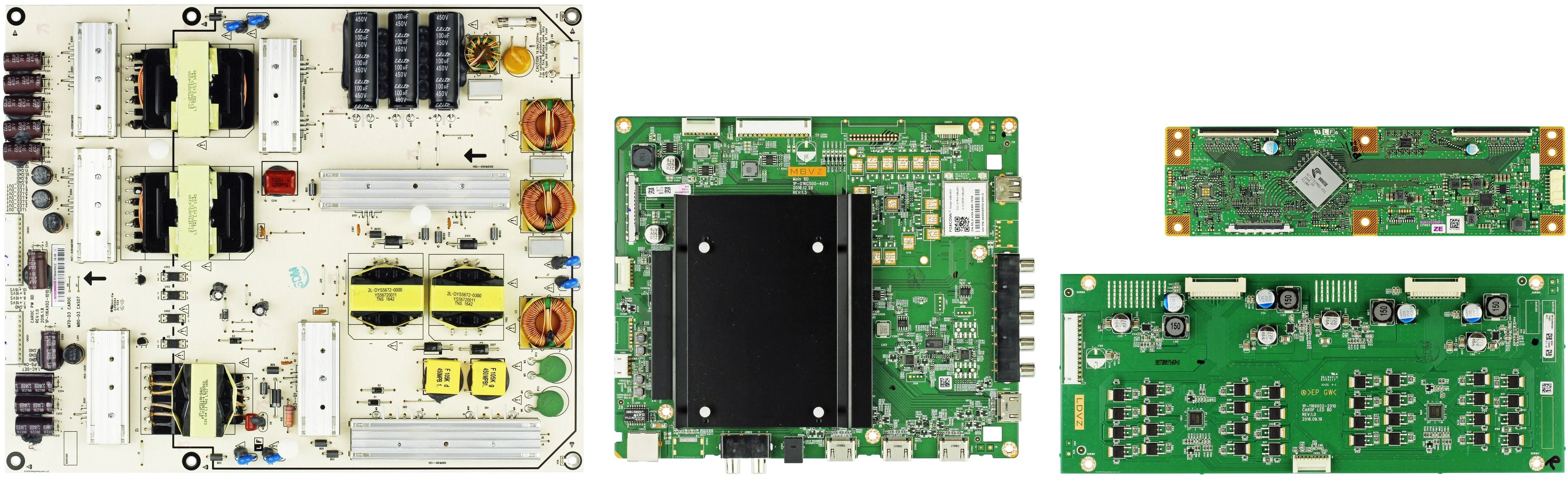 Vizio M70-E3 (LFTRHZLT Serial) Complete TV Repair Parts Kit