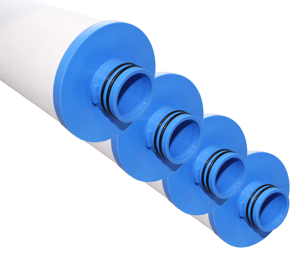 Neo-Pure BB150-PH50 Big Bubba 50 Micron Pleated Filter Cartridge Fitting with Watts BBC-150-P50 Big Bubba BBH-150 housing (4 Pack)