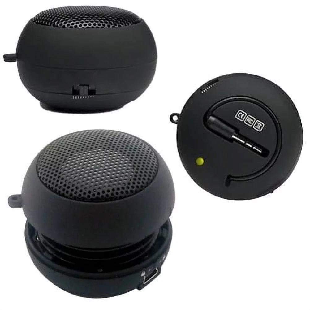 Portable Wired Speaker for Moto G Stylus (2022) Phone - Audio Multimedia Rechargeable Black Suitable With Motorola Moto G Stylus (2022)