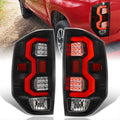 AJP Distributors Black Housing Clear Lens Red Tube LED Tail Lights Brake Stop Signal Lamps Pair Fitting For Toyota Tundra 2014 2015 2016 2017 2018 2019 2020 2021 14 15 16 17 18 19 20 21