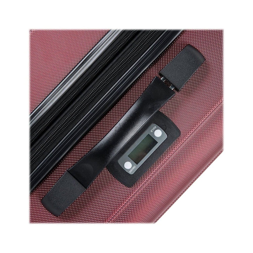 DUKAP INTELY PC/ABS Plastic 4-Wheel Spinner Luggage Wine (DKINT00L-WIN)