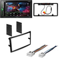 KIT4916 Bundle for 2003-2005 Nissan 350Z W/ Pioneer AVH-241EX Double DIN Car Stereo with Bluetooth/Backup Camera/Installation Kit/in-Dash DVD/CD AM/FM 6.2" Touchscreen Digital Media Receiver