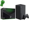 Microsoft Xbox Series X 1TB SSD Video Gaming Console + 1 Xbox Wireless Gaming Controller - 16GB GDDR6 RAM, Black, 8X Cores Zen 2 CPU, 802.11AC WiFi, 8K HDR, 4K UHD Blu-Ray - 64GB USB Flash Drive
