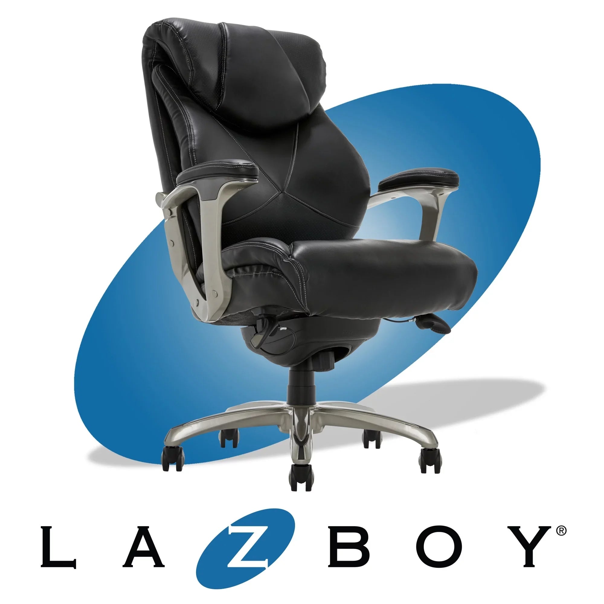 La-Z-Boy Cantania Executive Office Chair with AIR Technology Black