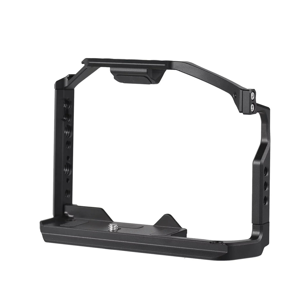 Dcenta Camera Cage Suitable with Panasonic GH6 Aluminum Alloy Construction with Cold Shoe Mount and Extensive Threaded Holes