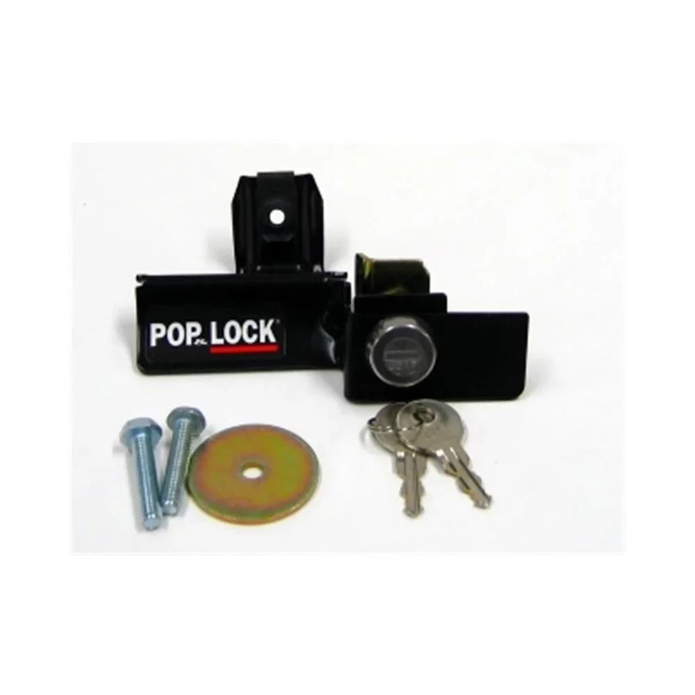 Pop and Lock PL5401 Manual Tailgate Lock; Full Handle Replacement; Barcelona Red; BOLT Codeable Lock; Fits select: 2005-2015 TOYOTA TACOMA