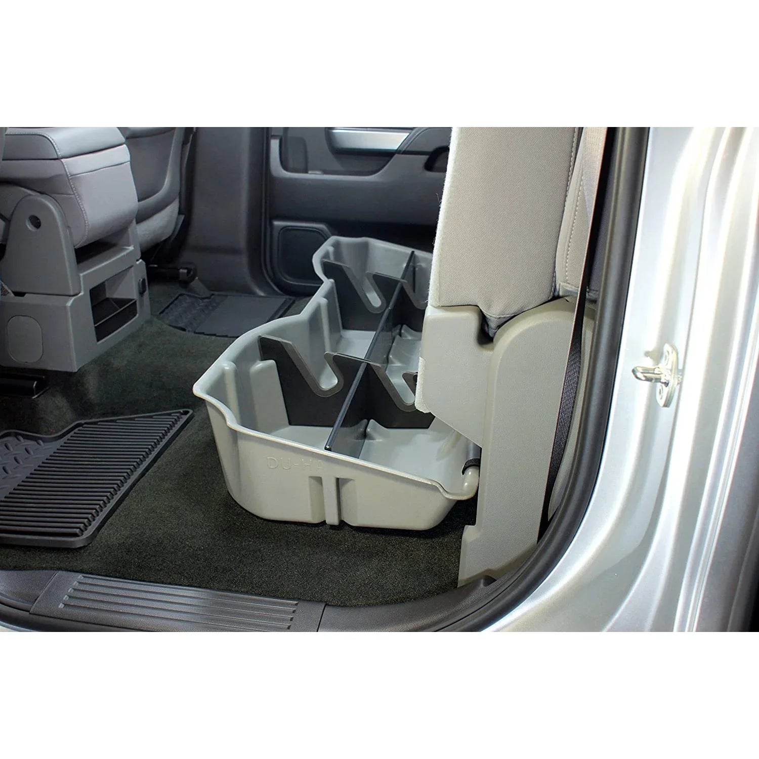 DU-HA 2014-18 Chevy GMC Under Seat Truck Storage Container Organizer Gun Rack