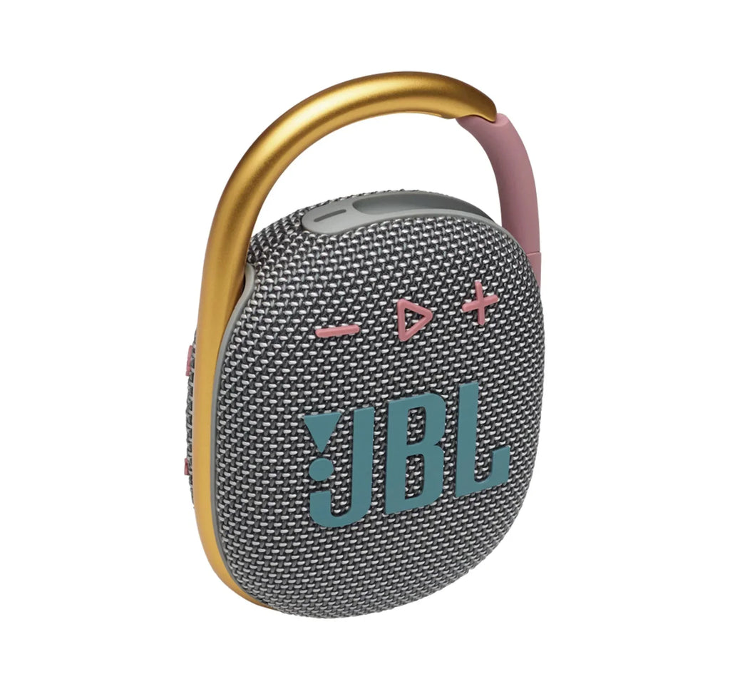 Pre-Owned JBL Clip 4 Gray Portable Bluetooth Speaker (Like New)