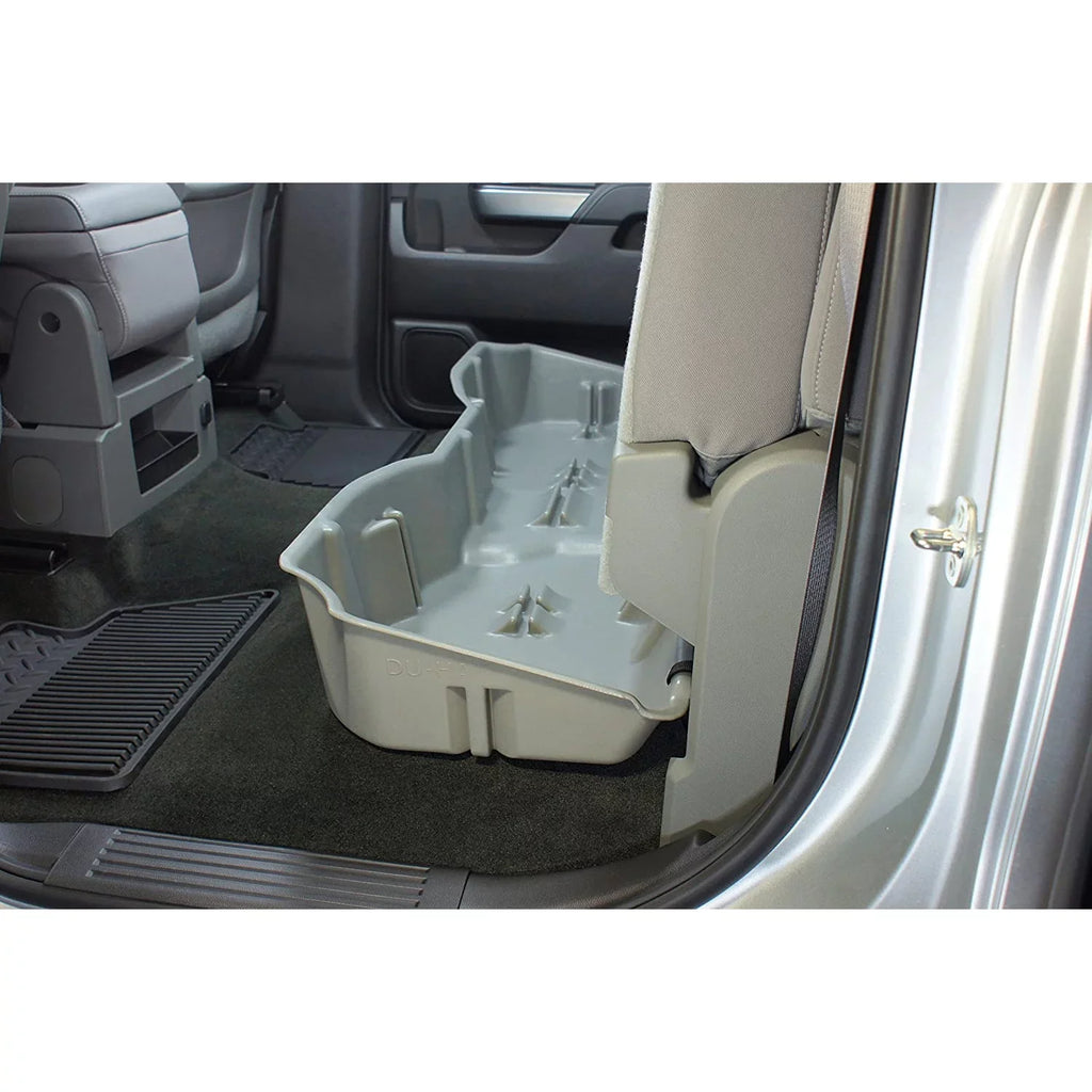 DU-HA 2014-18 Chevy GMC Under Seat Truck Storage Container Organizer Gun Rack