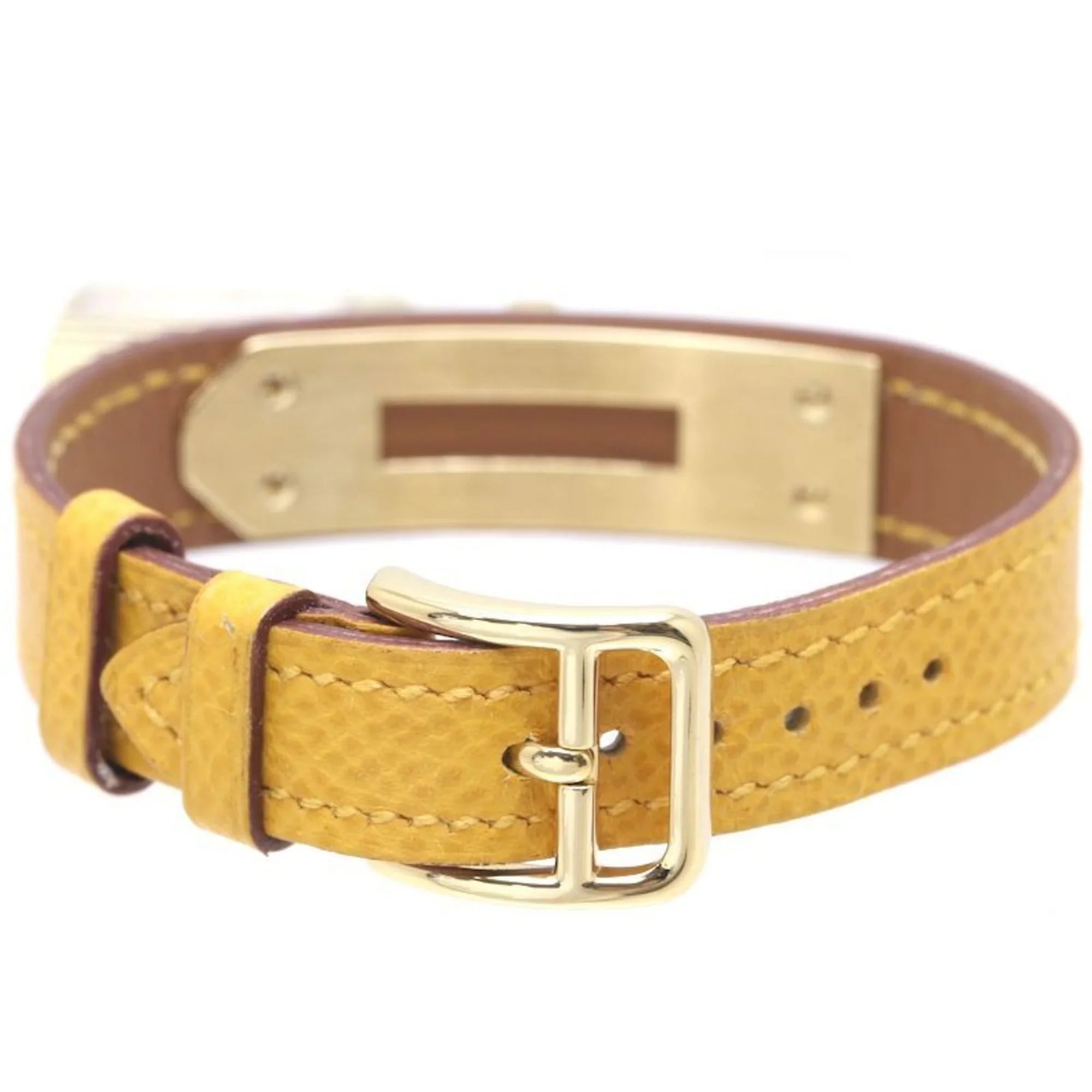 Pre-Owned HERMES Kelly Watch KE1.201 ○Y stamp GP (gold plated) x Vaux Epson Ladies 39261 (Good)