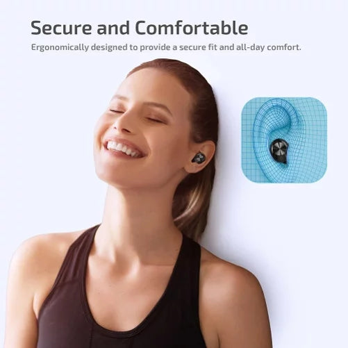Wireless Earphones TWS True Stereo Earbuds Headphones w Mic Charging Case P2P for Samsung Galaxy A21 A20 A13 5G A12 5G A11 A10s A10e A03s A02s A01 - Sonim XP8 XP3 - Sony Xperia 1