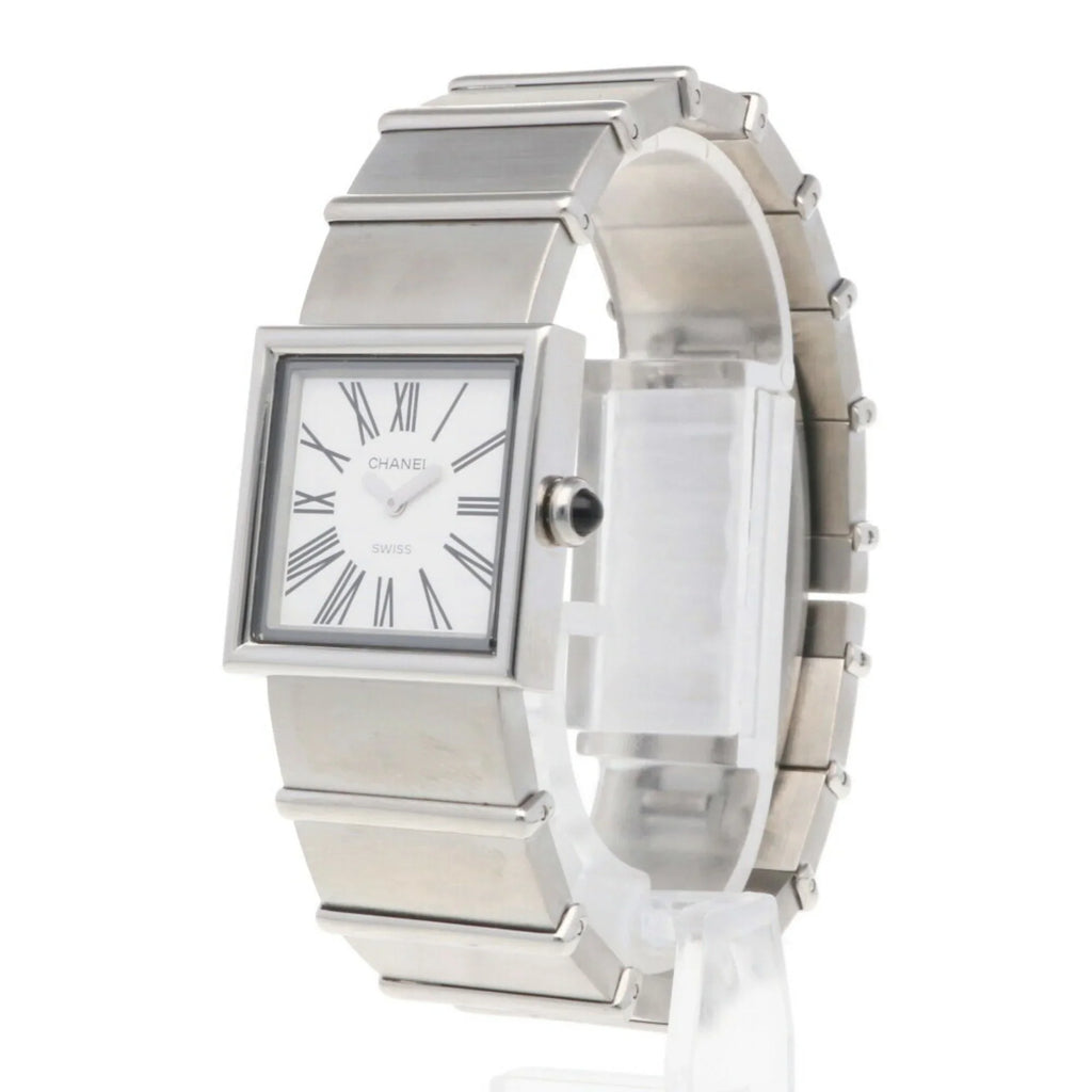 Pre-Owned CHANEL Mademoiselle Watch Stainless Steel Quartz Ladies Wakeari Non-Waterproof (Fair)