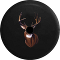 2018 2019 Wrangler JL Backup Camera Big Buck Hunting White Tail Deer Antlers Rack Spare Tire Wrap for Jeep RV 33 Inch