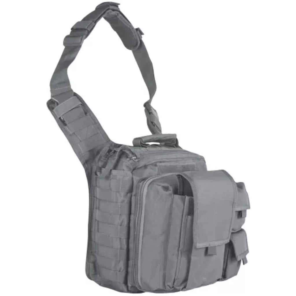Over The Headrest Tactical Go To Bag - Grey Grey 12" x 10" x 10"