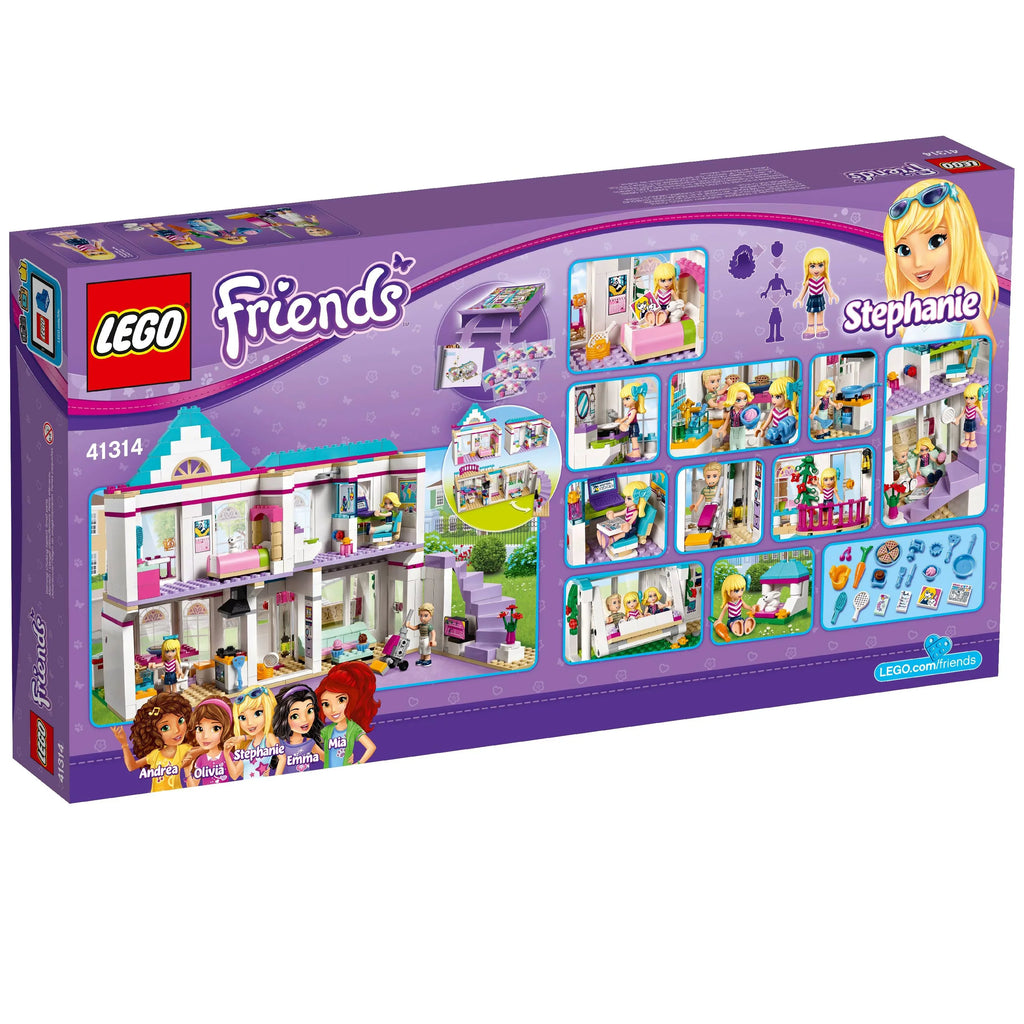 LEGO Friends Stephanie's House 41314 Toy Dollhouse Playset (622 pcs)