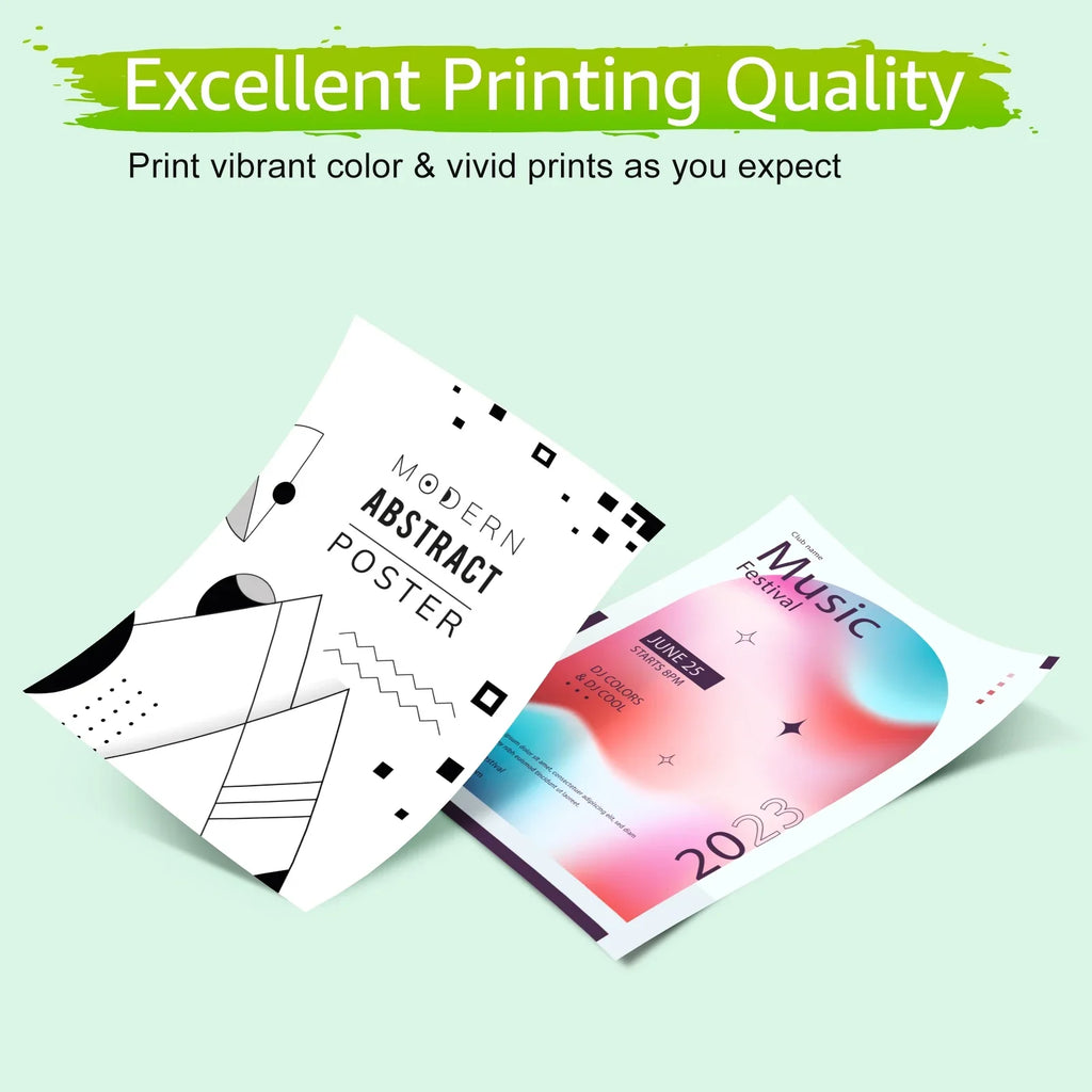 GREENCYCLE 62XL Ink Cartridges Replacement for HP High Yield 62 XL Matching with Envy 5540 5640 5660 7644 7645 OfficeJet 5740 8040 OfficeJet 200 250 (6 Tri-Color)
