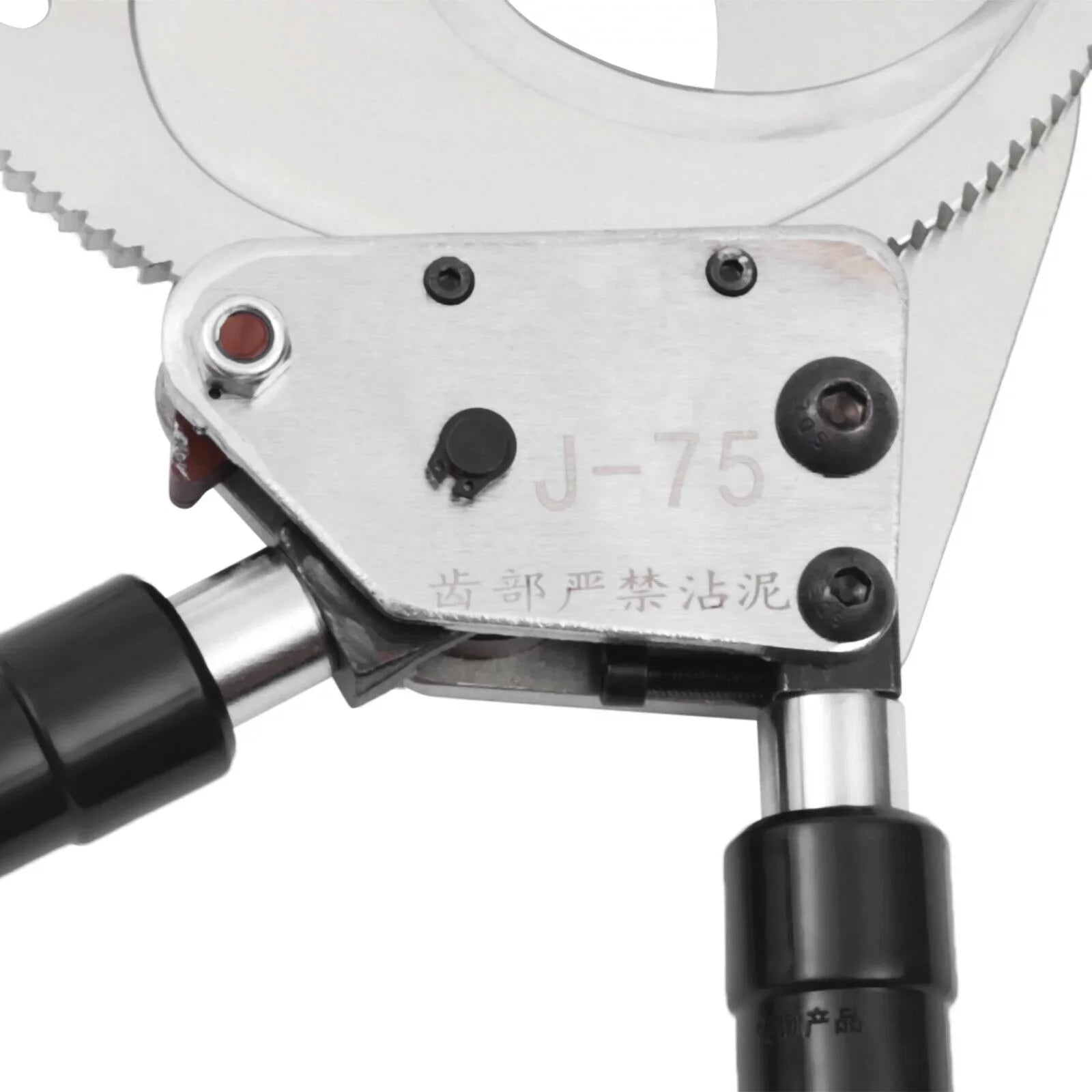 J75 Heavy Duty Ratchet Cable Cutter Cut Φ75mm For Cutting Aluminum, Copper Ratchet Cable Cutter Ratcheting Cutter Heavy Duty Wire Cutter Cut up to Φ75mm Ratchet Cable Cutter Cuting Tool