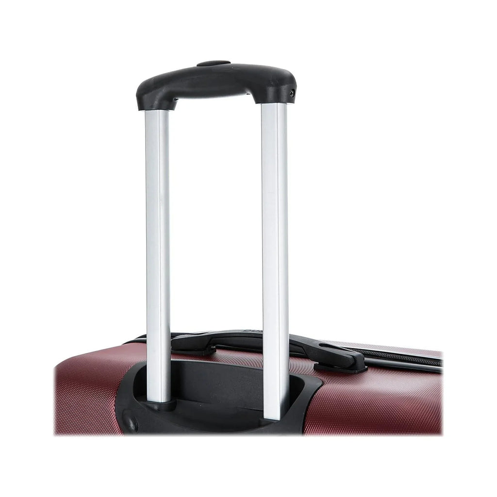 DUKAP INTELY PC/ABS Plastic 4-Wheel Spinner Luggage Wine (DKINT00L-WIN)