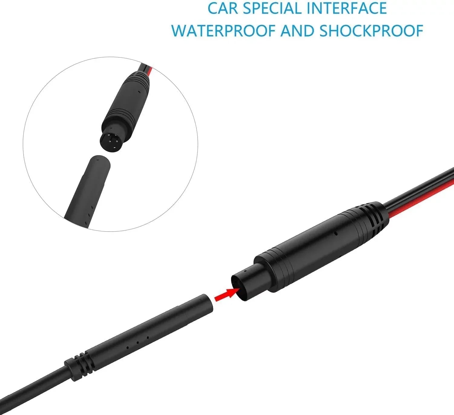 CAM106 Backup Camera License Plate HD Night Vision Rear View 170° Angle Waterproof Matching with Alpine Car Radio