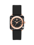 Skechers Calabar Women's Square Three-Hand Silicone Watch