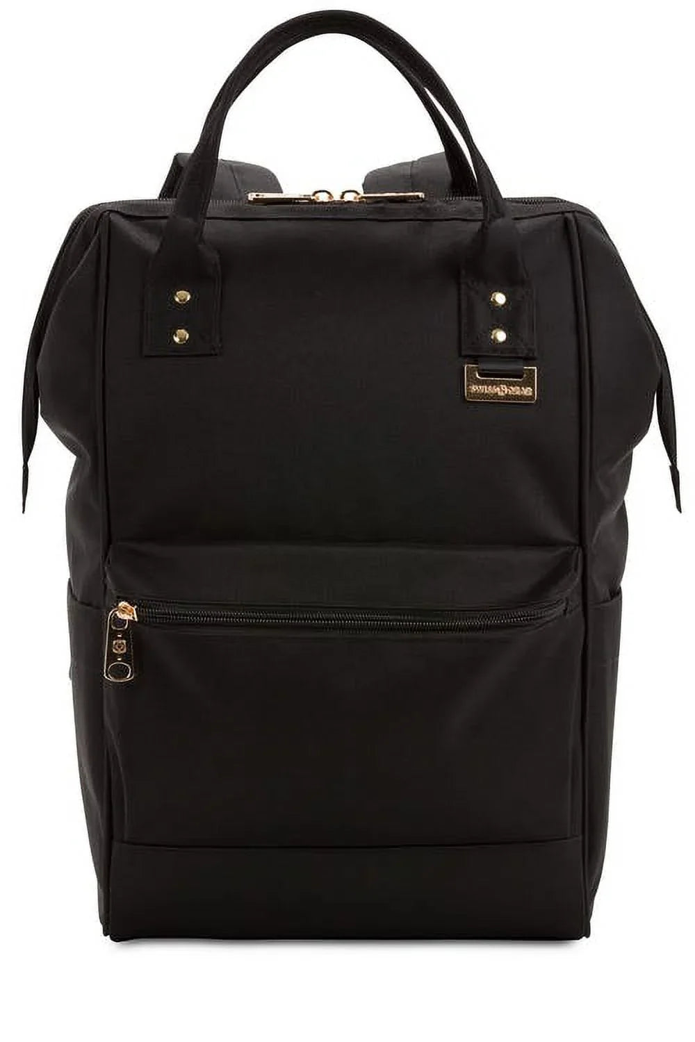 Wenger 3576 Artz Dr Polyester Laptop Bag Back Pack, Black with Gold