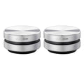 Dura MOBI 2 Packs Wirelessly BT Speaker Bone Conduction Speakers Mini Portable Loud Stereo Sound Built-in Mic Sound Box Silver