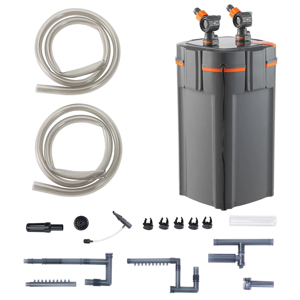 SKYSHALO 12w UV Aquarium Canister Filter 100 Gallon Lamp Fish Tank Quiet