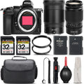 Nikon Z5 Mirrorless with 24-200mm f/4-6.3 VR Lens + 24mm f/1.8 S Lens + 64GB Storage + UV Filter + Backup Battery + Case + Cleaning Kit - International Version