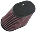 K&N Universal Clamp-On Air Filter: High Performance, Premium, Washable, Replacement Filter: Flange Diameter: 3.125 In, Filter Height: 9 In, Flange Length: 0.625 In, Shape: Tapered Oval, RU-1012