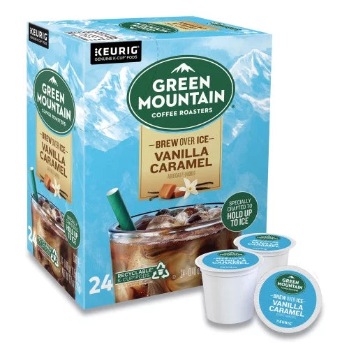 Keurig Vanilla Caramel Brew Over Ice Coffee K-Cups, 24/Box