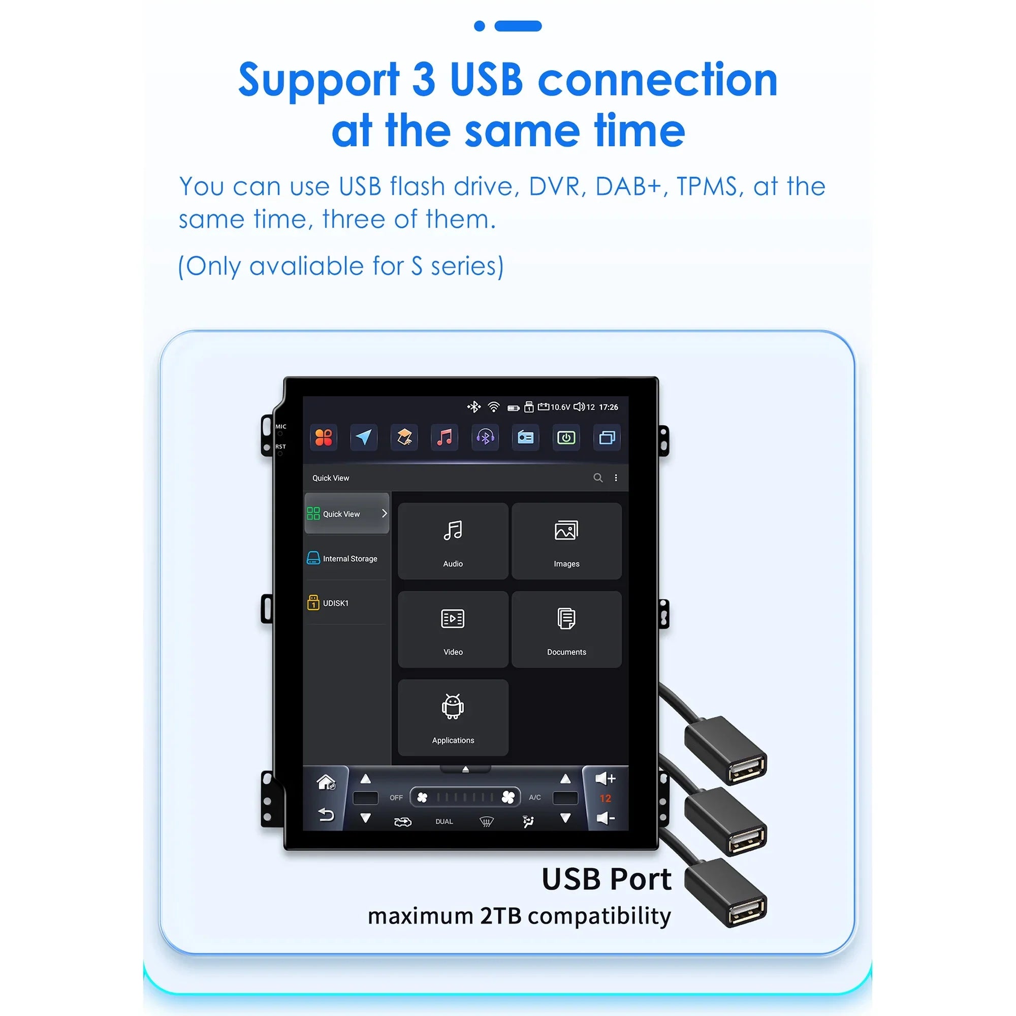 Apple Carplay Android 13.0 Wifi Bluetooth 4+32GB RDS 9.7" Car Stereo Radio Head Unit GPS Navigation Player For Ford Focus 2011 2012 2013 2014 2015 2016 2017 2018 2019