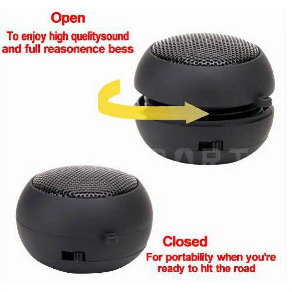 Portable Wired Speaker for Moto G Stylus (2022) Phone - Audio Multimedia Rechargeable Black Suitable With Motorola Moto G Stylus (2022)