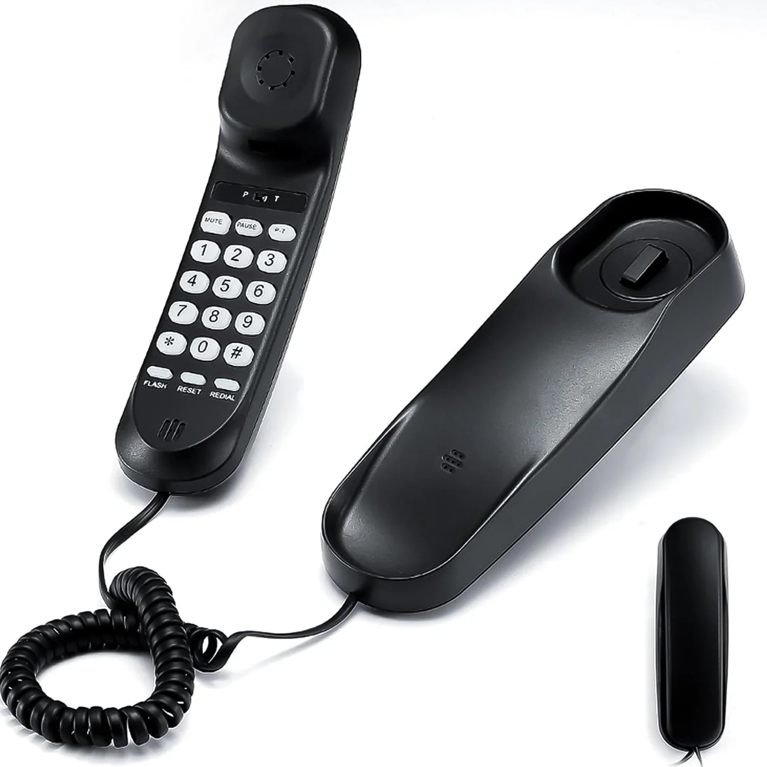 Corded Phone for Home, Strong landline Phone with Large Buttons for Seniors, Versatile Mini Phone for The Home,
