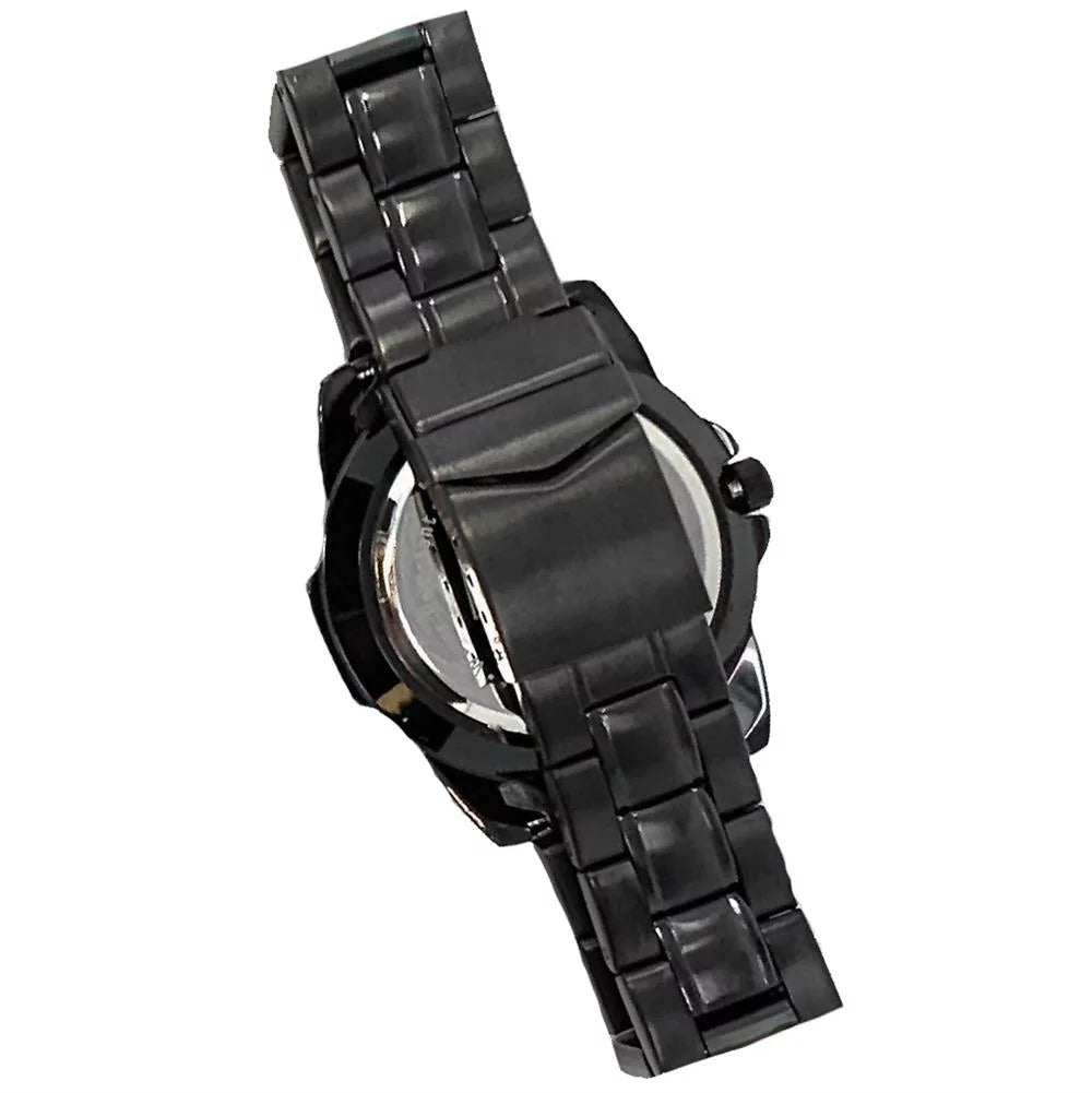 Game Time Men's San Jose Sharks Watch Fantom Black Steel Watch