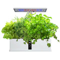 Leyfeng Smart Hydroponics Growing System Indoor Herb Garden Kit 9 Pods Automatic Timing with Height Adjustable 15W LED Grow Lights 2L Water Tank Smart Water Pump for Home Office Kitchen