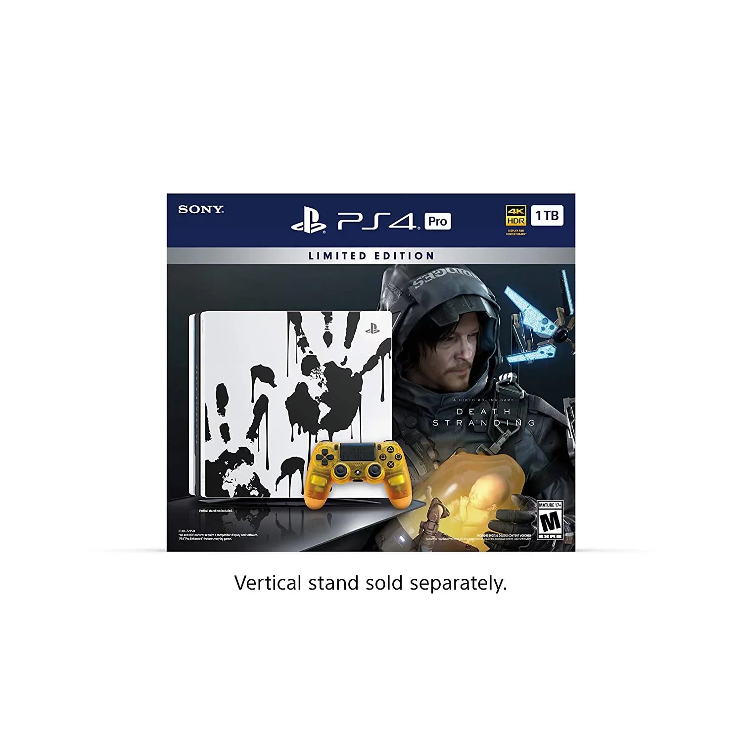 PlayStation 4 Pro 1TB Limited Edition Console - Death Stranding Bundle