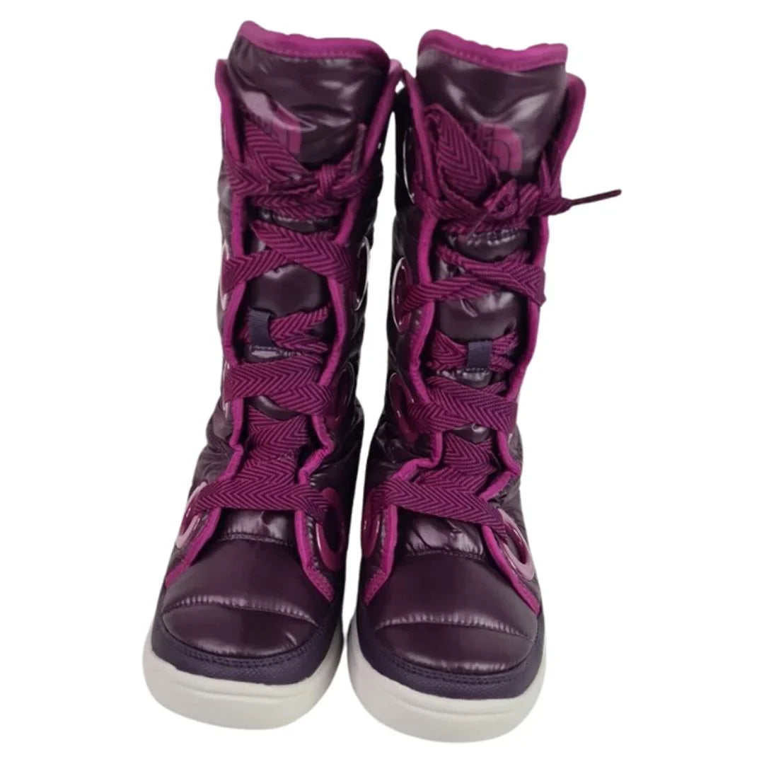 The North Face Destiny Down AWMVA9D Womens Bootie Purple Waterproof SZ 8