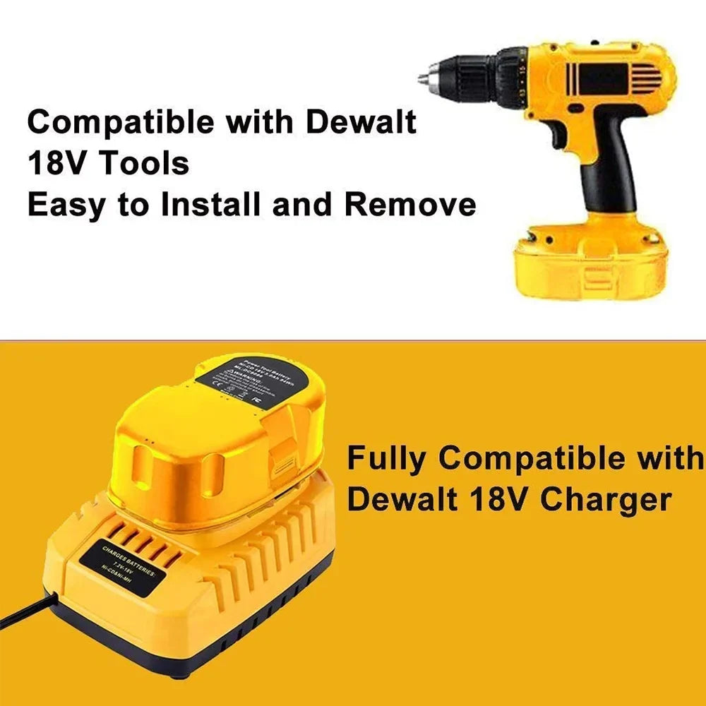 2Packs 4.0Ah DC9096 Batteries Matching with Dewalt 18v Battery XRP DC9098 DC9099 DC9096 DW9098 DW9099