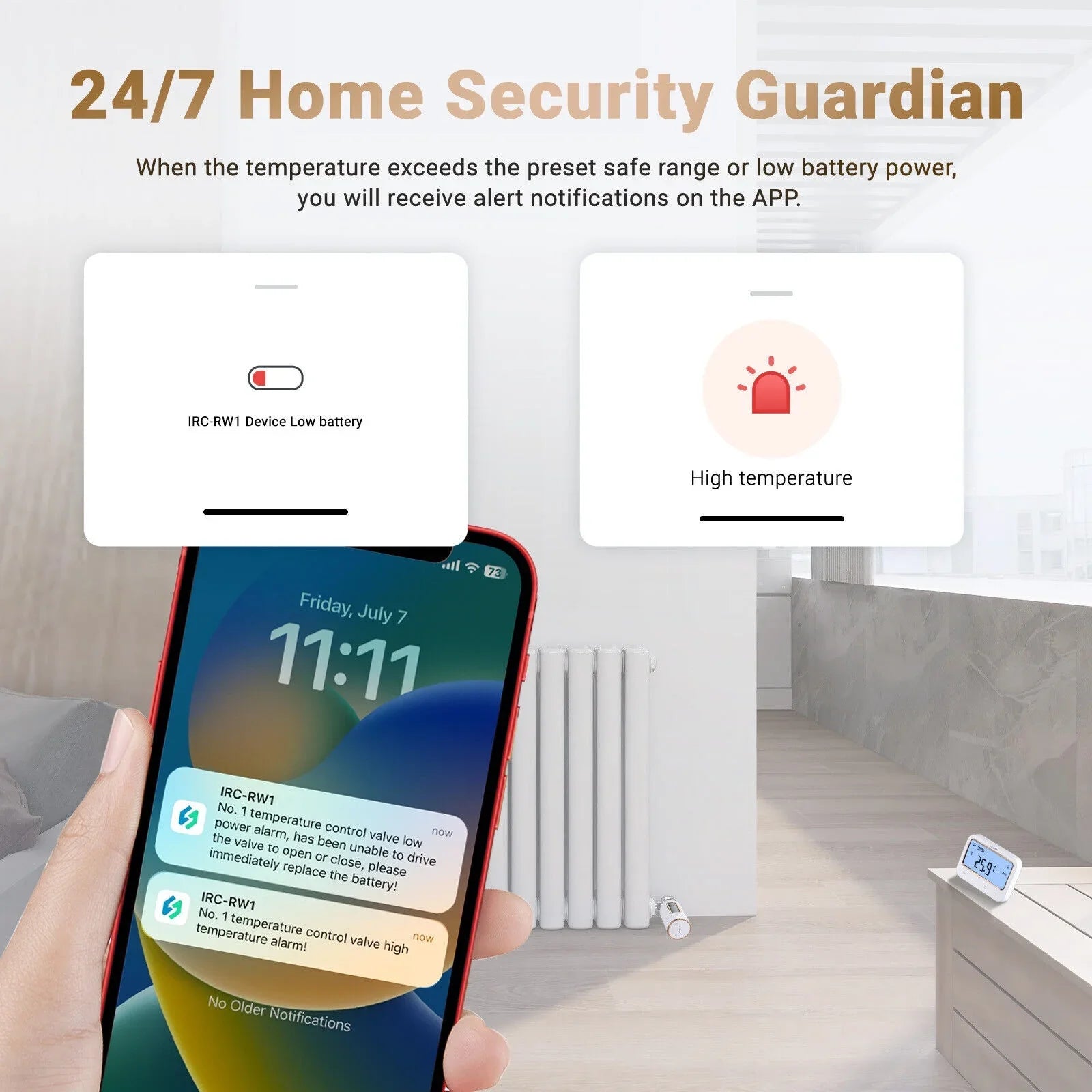 Inkbird Digital Radiator Valve Thermostatic Smart Intelligent Controller WiFi Gateway