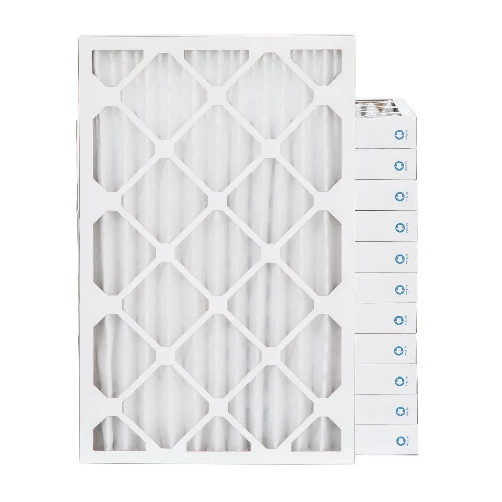 Pamlico Air 18x24x2 MERV 8 Pleated AC Furnace Air Filters. Case of 12. Actual Size: 17-3/8 x 23-3/8 x 1-3/4