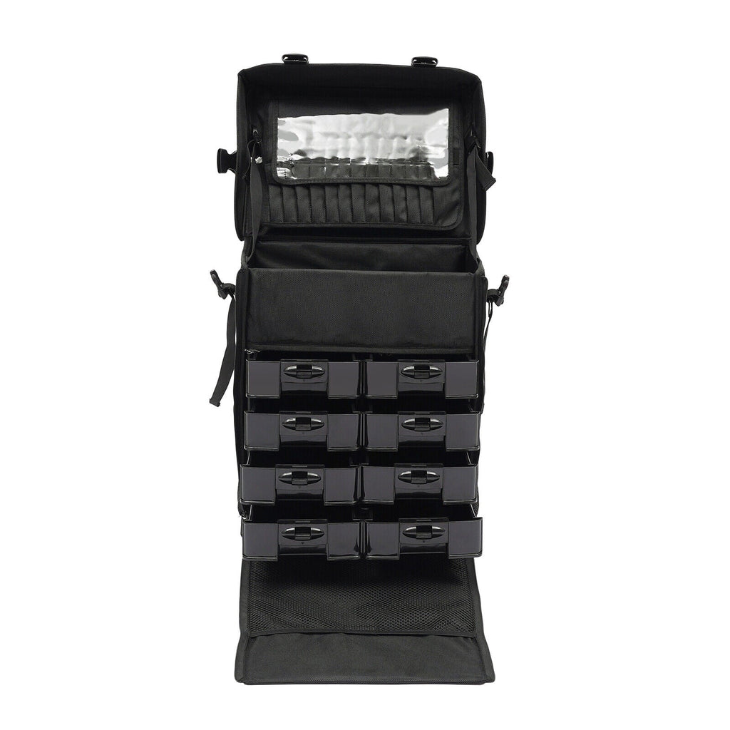 Rolling Makeup Case, Cosmetic Case Trolley, Make Up Suitcase Cosmetic Trolley, Makeup Suitcase with Wheels