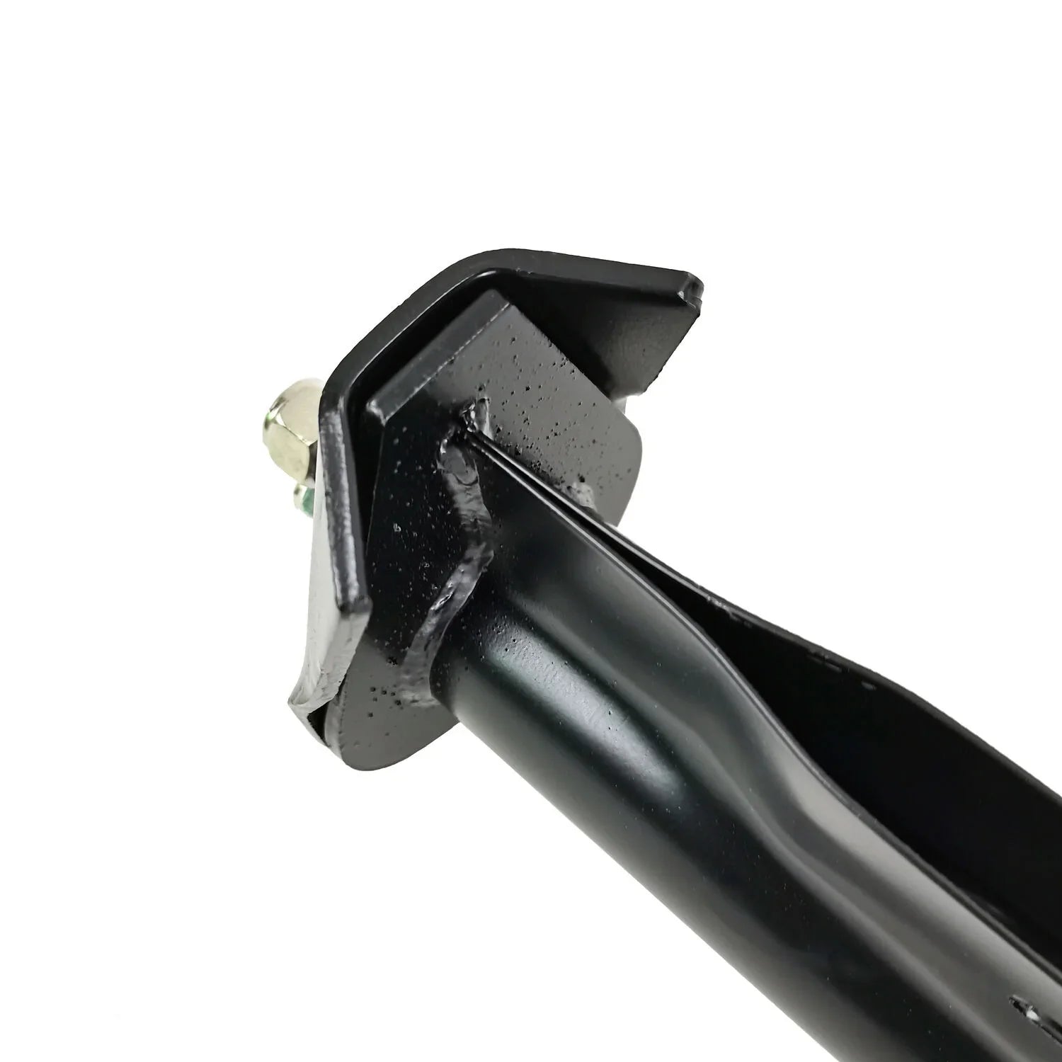 POWERWORKS Black Straight Spring Loaded Mud Flap Hanger Bracket Mudflap Holder Set 1-1/8" Bolt Spacing 30" Length for Semi Trucks