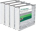 Filterbuy 20x25x5 MERV 8 Pleated HVAC AC Furnace Air Filters for Trion Air Bear, Generalaire, Skuttle, and Ultravation (4-Pack)