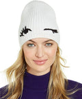 Kate Spade New York Winking Beanie Cream/Black