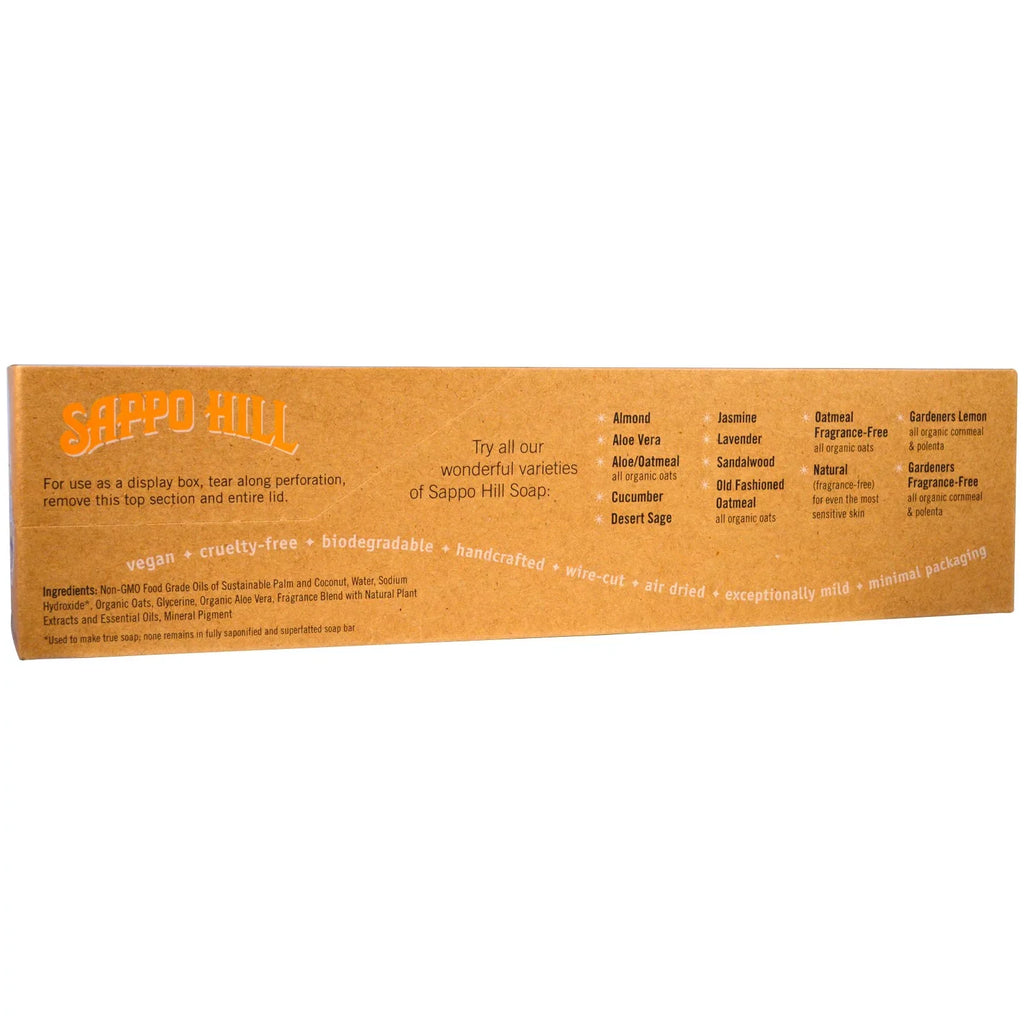 Sappo Hill Soapworks Aloe Oatmeal Glycerine Cream Soap