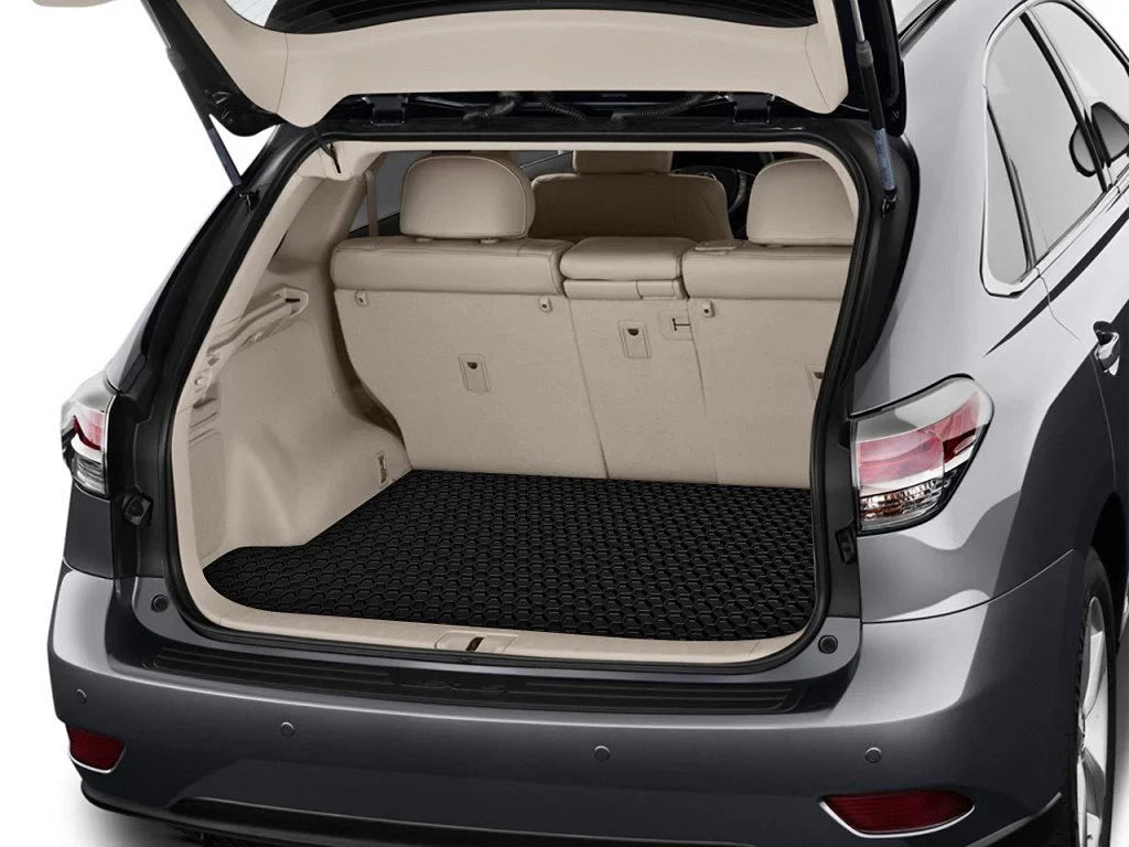 ToughPRO - Cargo Mat Matching with FORD Explorer - All Environment Heavy Duty (Made in USA) - Black Rubber - 2013
