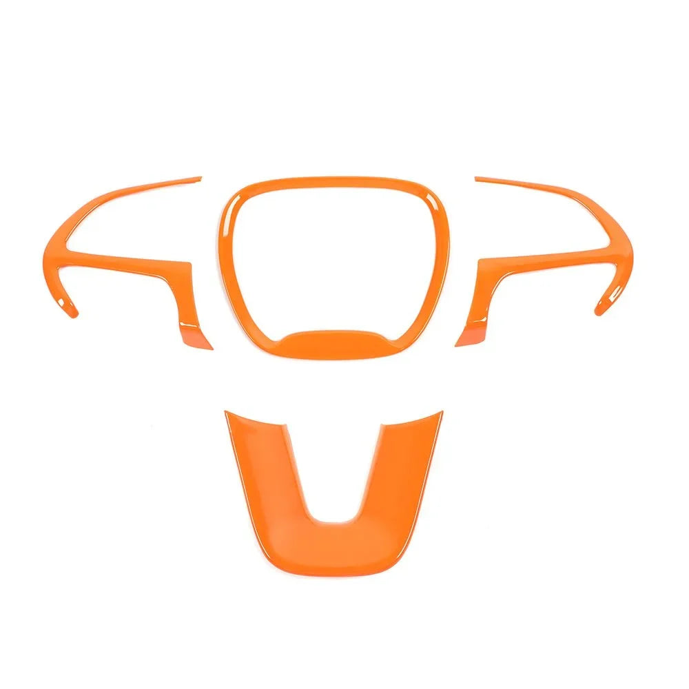 Teledu 14x Orange Inner Set Center Console Dash Shield Trim Kit