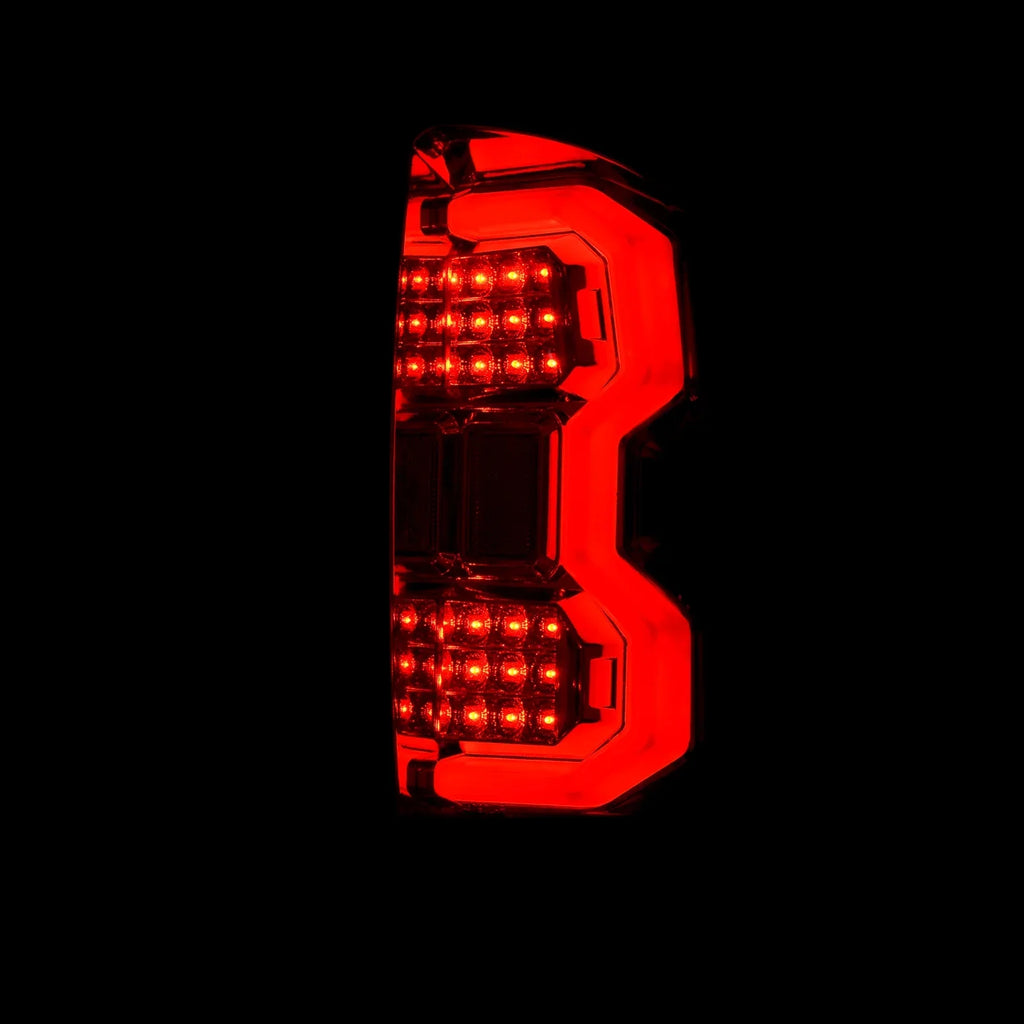 AJP Distributors Black Housing Clear Lens Red Tube LED Tail Lights Brake Stop Signal Lamps Pair Fitting For Toyota Tundra 2014 2015 2016 2017 2018 2019 2020 2021 14 15 16 17 18 19 20 21