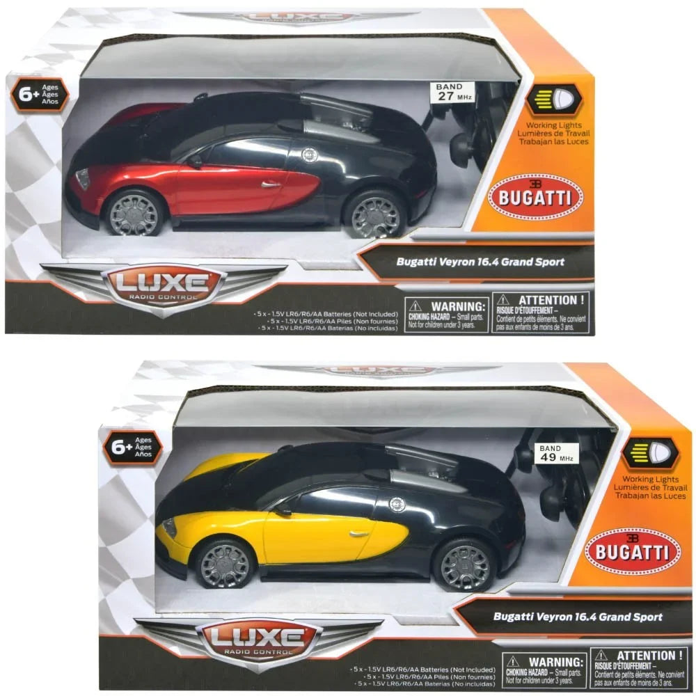 Remote Controlled-Luxe R/C Cars Bugatti-1 pc , ASSORTED COLOR