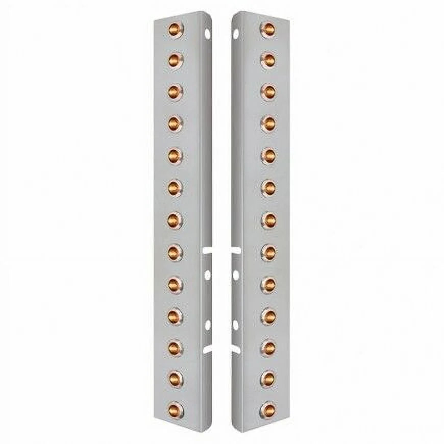 United Pacific 34476 Air Cleaner Light Bar Front, Stainless Steel, With
